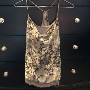 Express Floral Racerback Tank